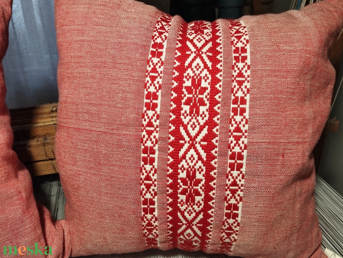 Szőtt díszpárna  - otthon & életmód - lakástextil - párna & párnahuzat - díszpárna (belsővel együtt) - Meska.hu