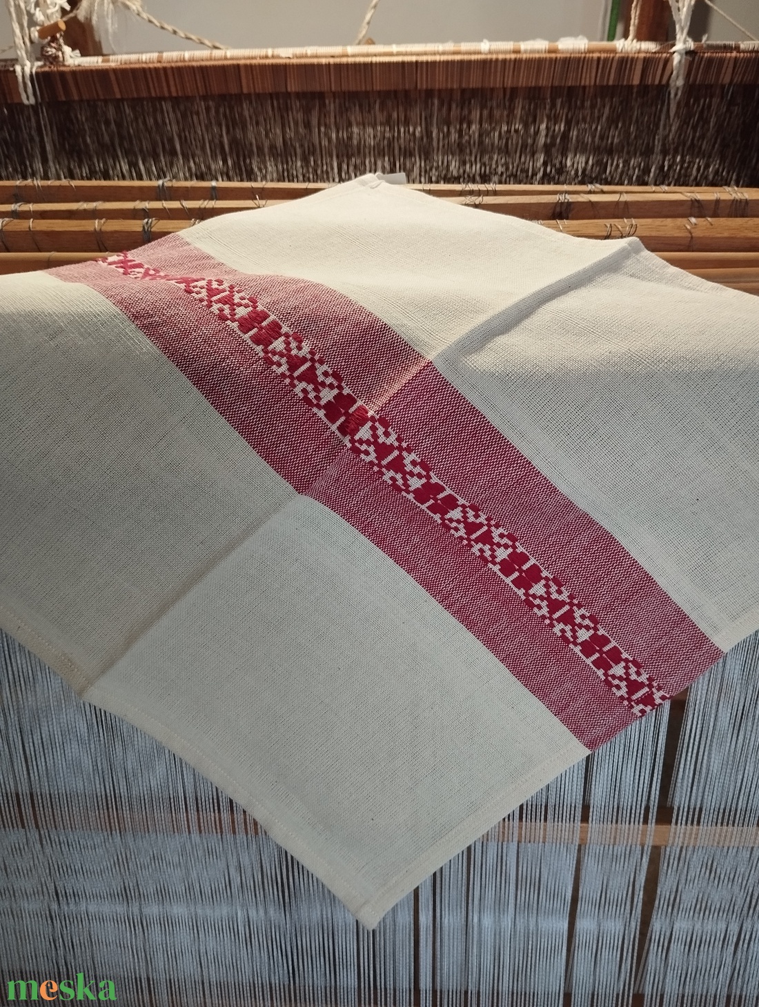 Szőttes szalvéta  - otthon & életmód - konyhafelszerelés, tálalás - konyhai textil - szalvéta - Meska.hu