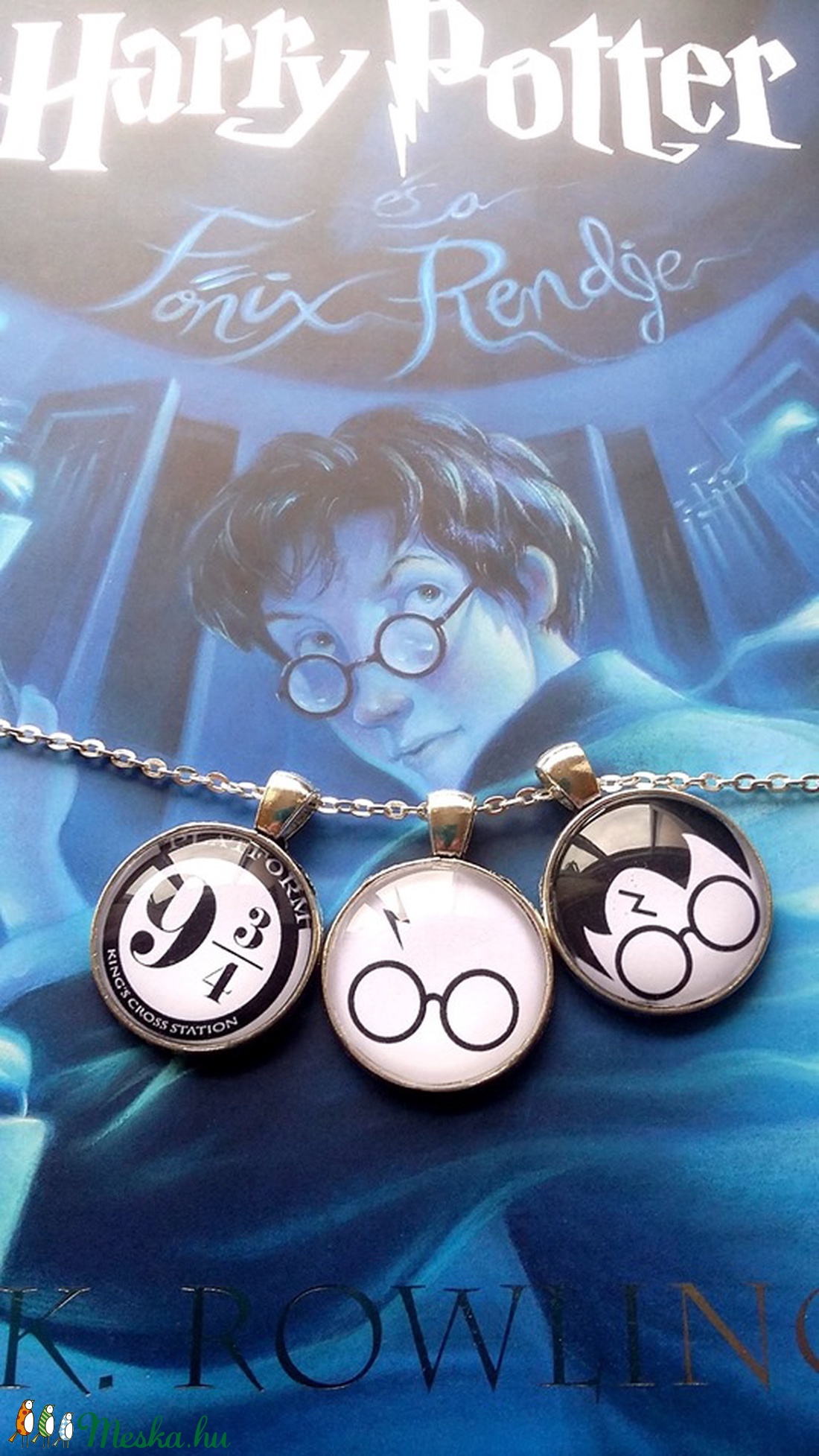 Harry Potter medál  - ékszer - nyaklánc - medál - Meska.hu