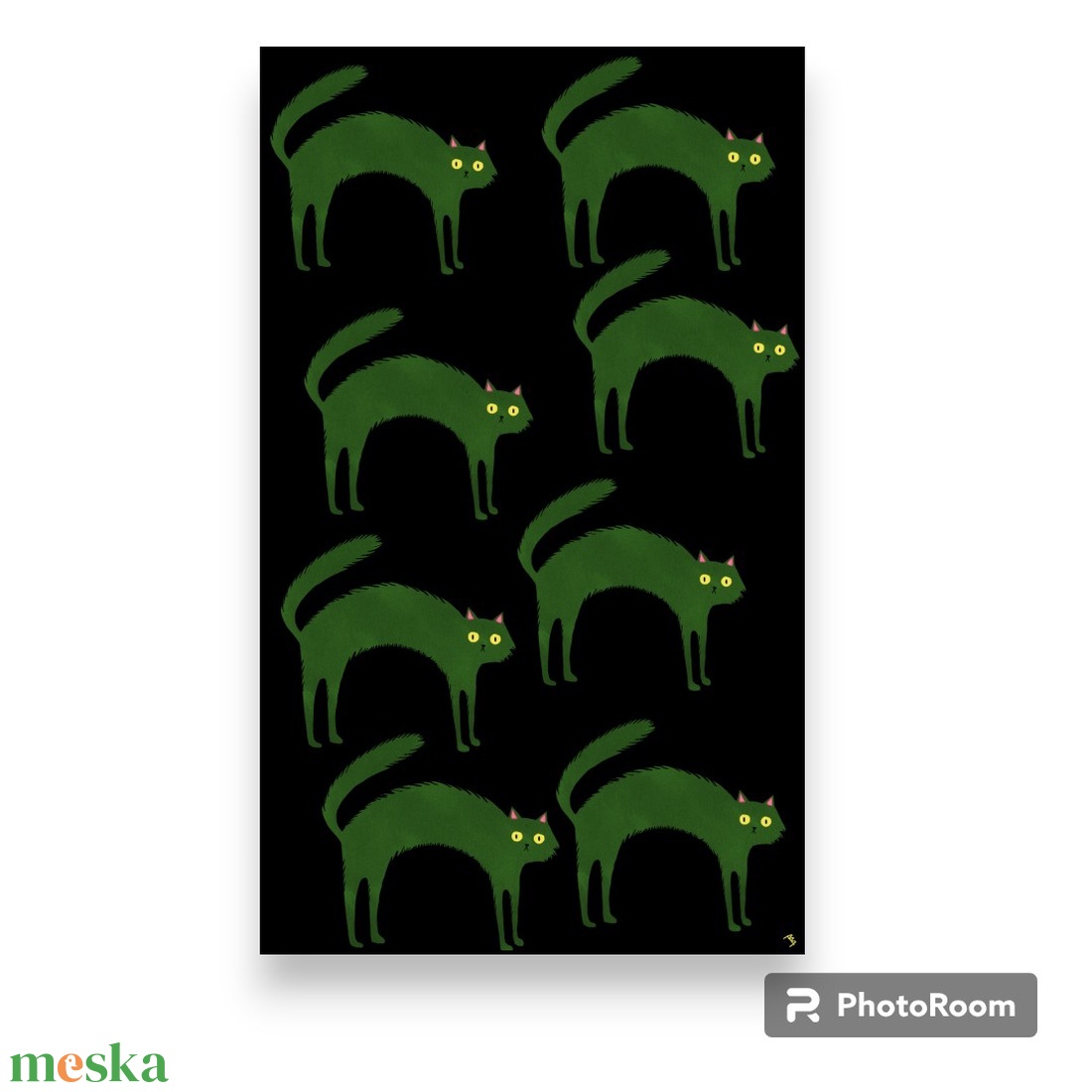 Éjszakai macskák poszter /nyomtatható pdf/ - művészet - grafika & illusztráció - digitális - Meska.hu
