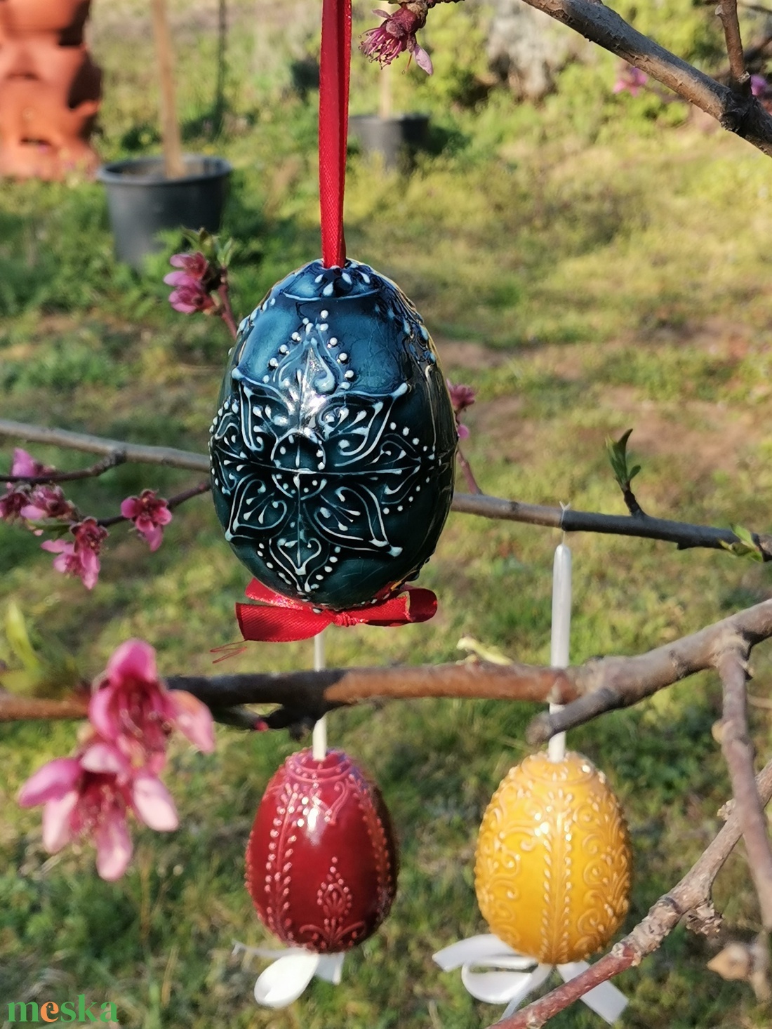 Kerámia Húsvéti Tojás 11 darabos szett - otthon & életmód - dekoráció - Meska.hu