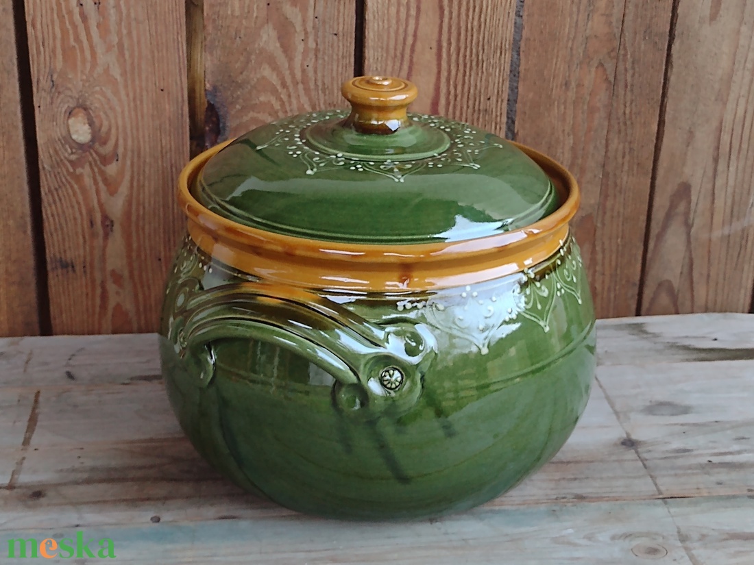 Cserépfazék (nem csak) káposztához - otthon & életmód - konyhafelszerelés, tálalás - sütés, főzés - sütő- és főzőedény - Meska.hu