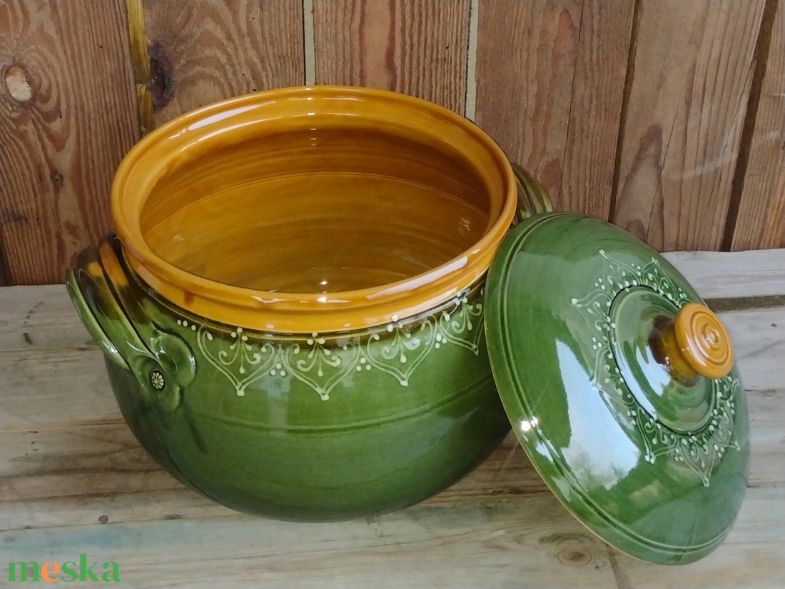 Cserépfazék (nem csak) káposztához - otthon & életmód - konyhafelszerelés, tálalás - sütés, főzés - sütő- és főzőedény - Meska.hu