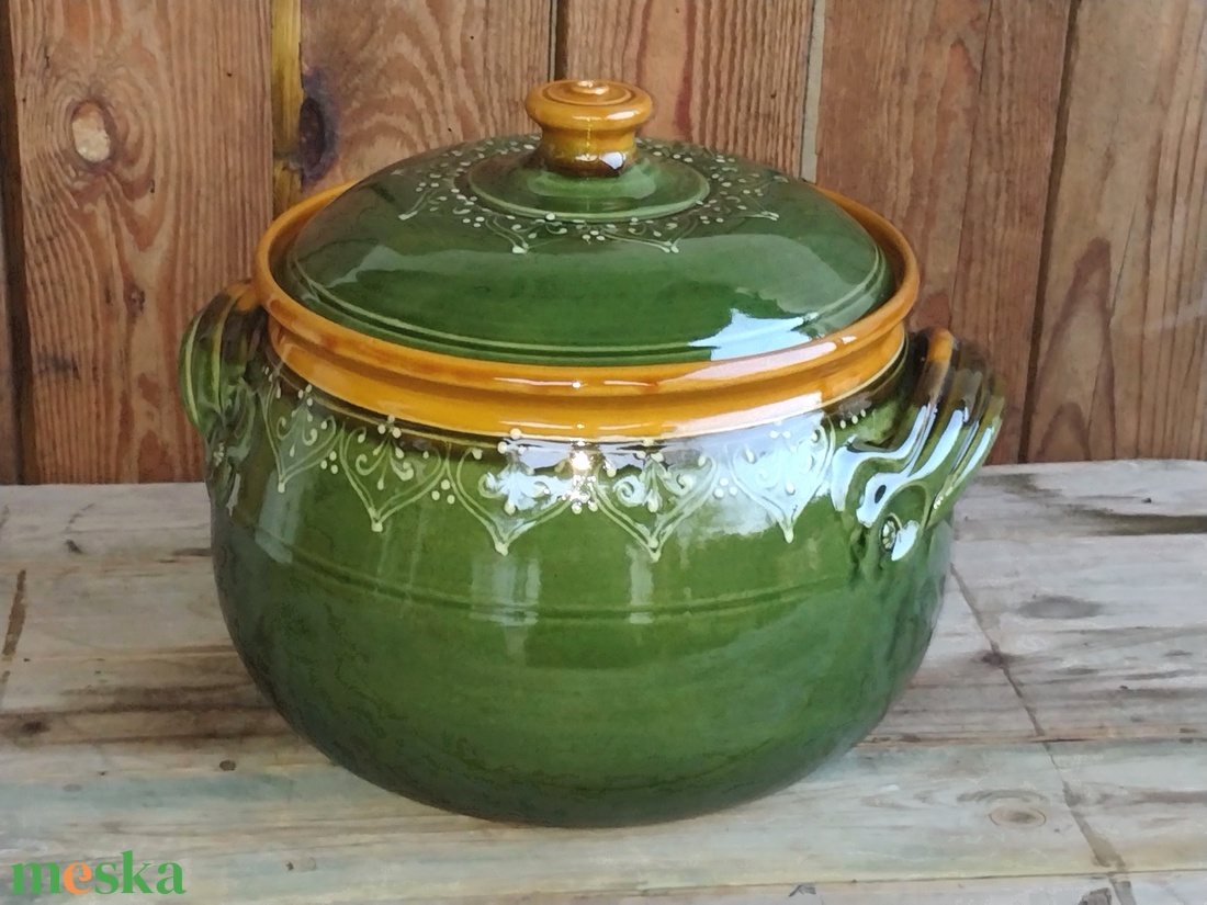 Cserépfazék (nem csak) káposztához - otthon & életmód - konyhafelszerelés, tálalás - sütés, főzés - sütő- és főzőedény - Meska.hu