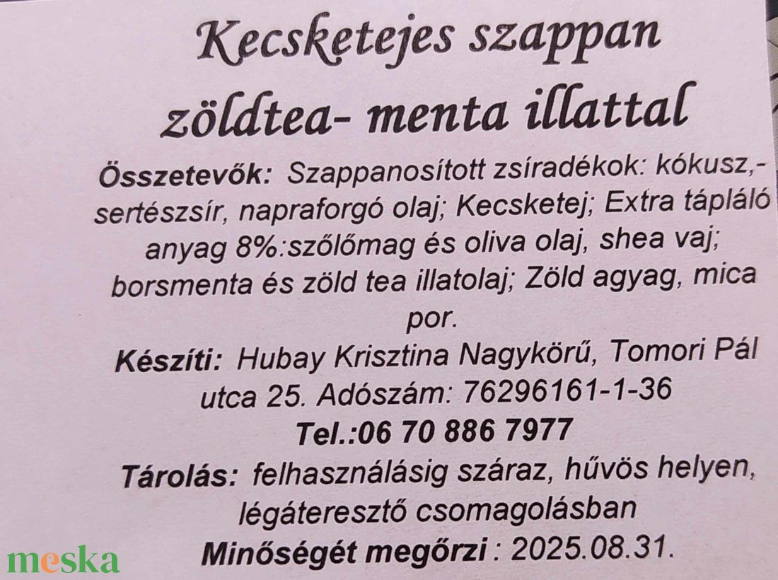 Zöldteás - mentás kecsketejes szappan - szépségápolás - szappan & fürdés - kézműves szappan - Meska.hu Zöldteás - mentás kecsketejes szappan - szépségápolás - szappan & fürdés - kézműves szappan - Meska.hu