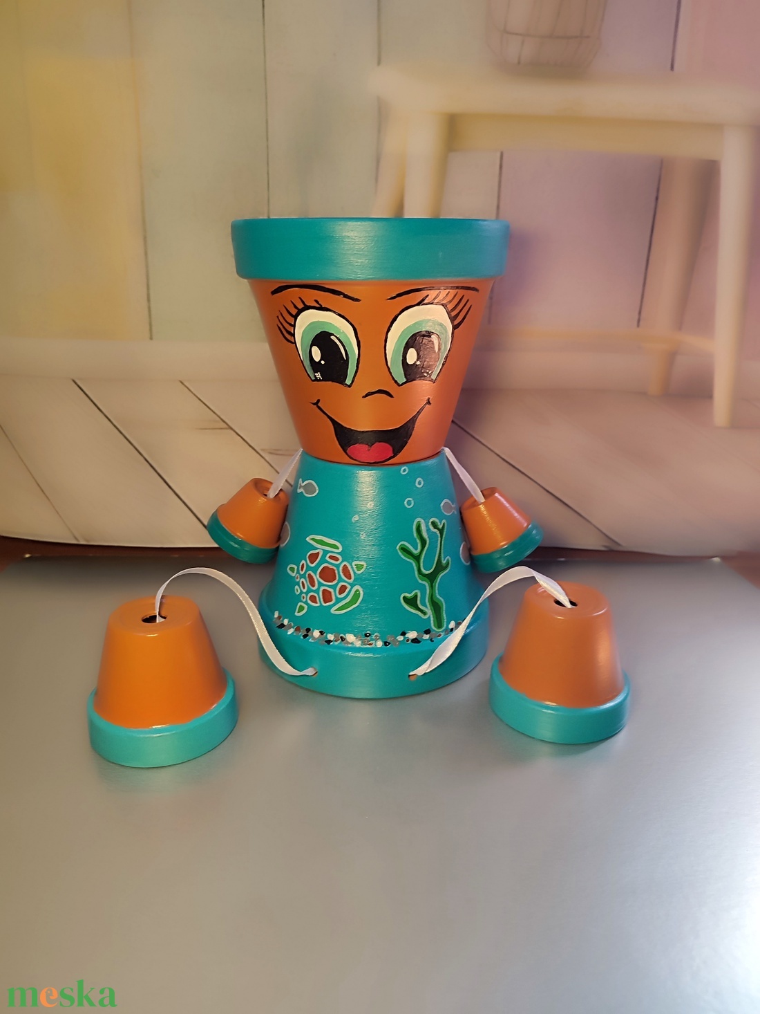 Tengeri cserépbaba  - otthon & életmód - ház & kert - cserépbaba - Meska.hu