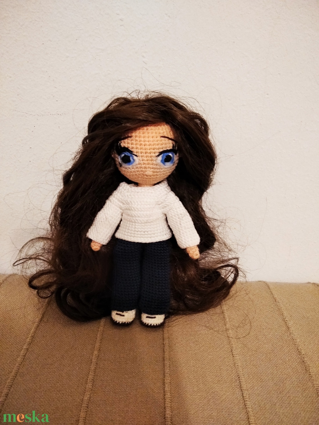 Aranyhaj - öltöztethetős horgolt amigurumi figura. Mérete: 13.5cm magas. - játék & sport - baba & babaház - öltöztethető baba - Meska.hu Aranyhaj - öltöztethetős horgolt amigurumi figura. Mérete: 13.5cm magas. - játék & sport - baba & babaház - öltöztethető baba - Meska.hu
