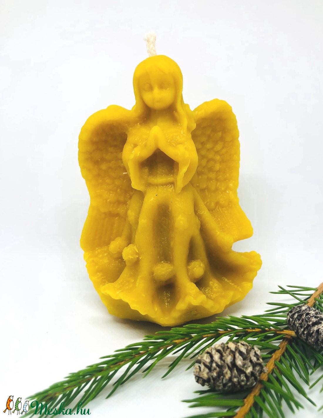 Angyalka illóolajos méhviaszból 9 cm magas - adventi díszek - adventi gyertyadíszek és koszorúdíszek - adventi díszek - Meska.hu Angyalka illóolajos méhviaszból 9 cm magas - adventi díszek - adventi gyertyadíszek és koszorúdíszek - adventi díszek - Meska.hu