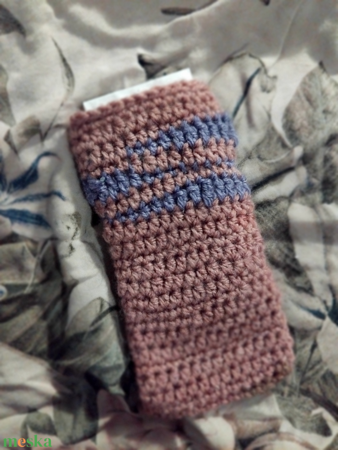 Zsepitartó, kék hullám - táska & tok - pénztárca & más tok - zsebkendőtartó tok - Meska.hu