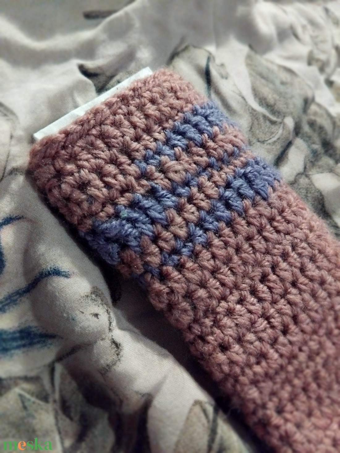 Zsepitartó, kék hullám - táska & tok - pénztárca & más tok - zsebkendőtartó tok - Meska.hu