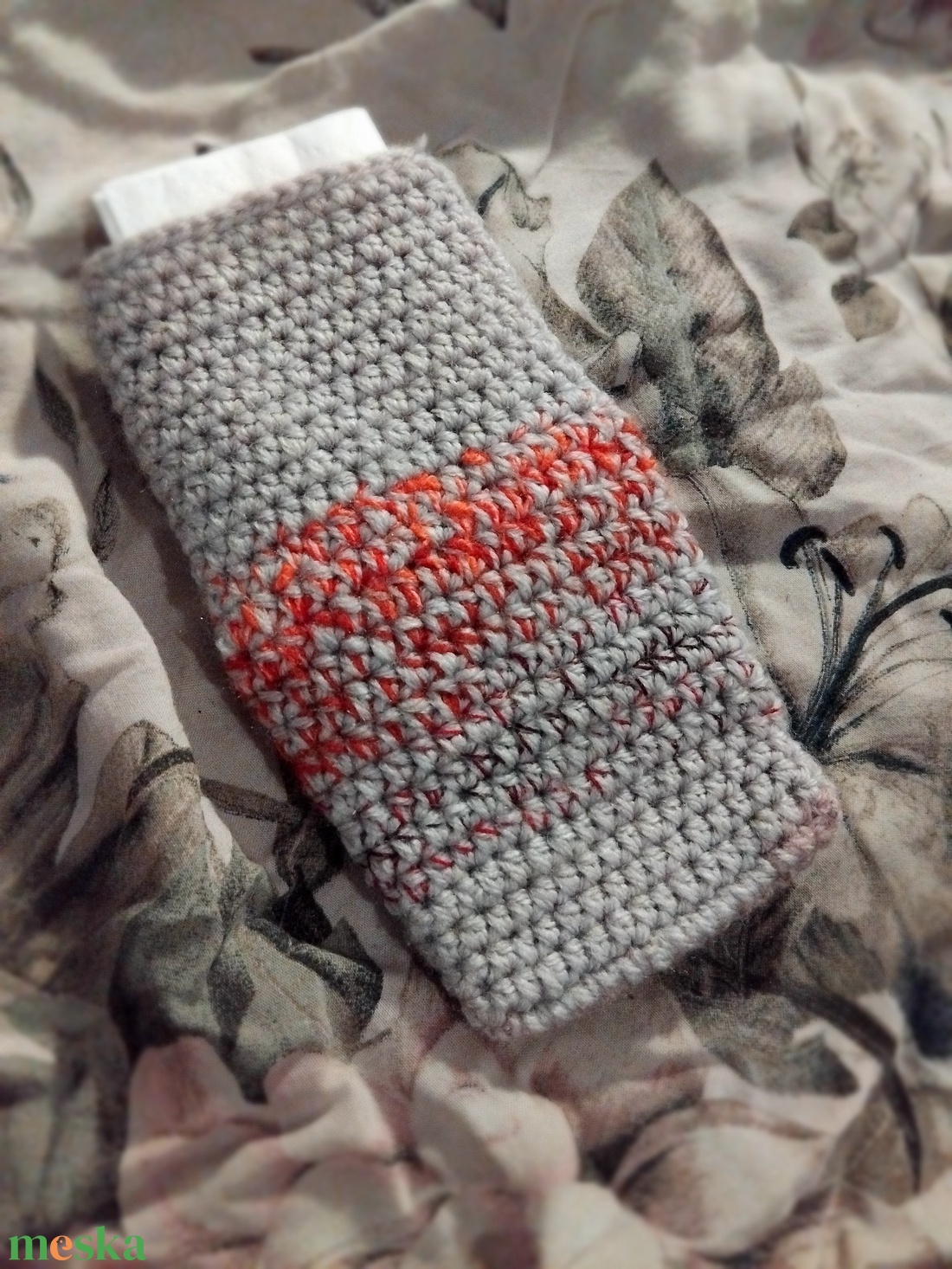 Zsepitartó, cérnás - táska & tok - pénztárca & más tok - zsebkendőtartó tok - Meska.hu