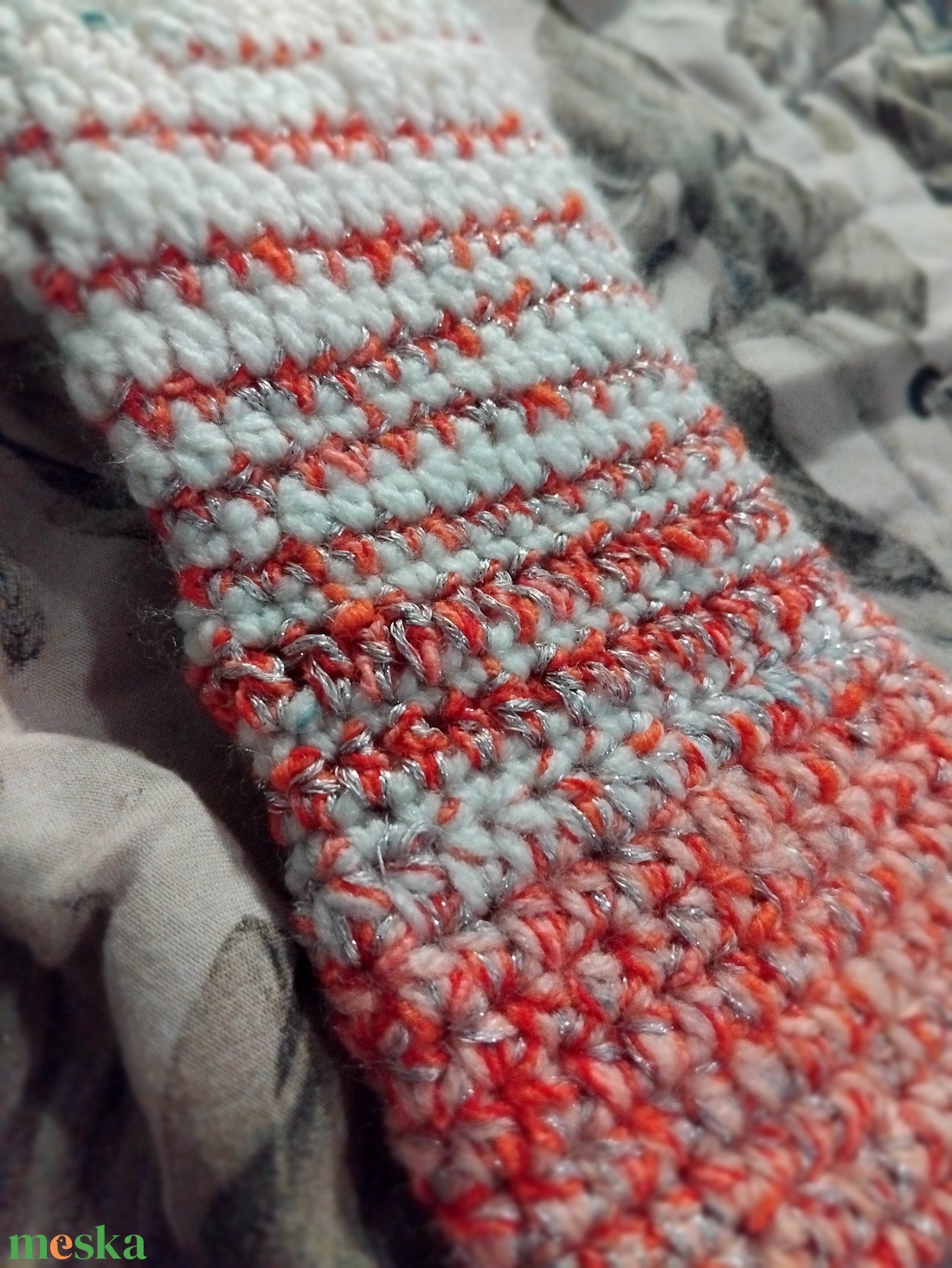 Zsepitartó, barackos - táska & tok - pénztárca & más tok - zsebkendőtartó tok - Meska.hu