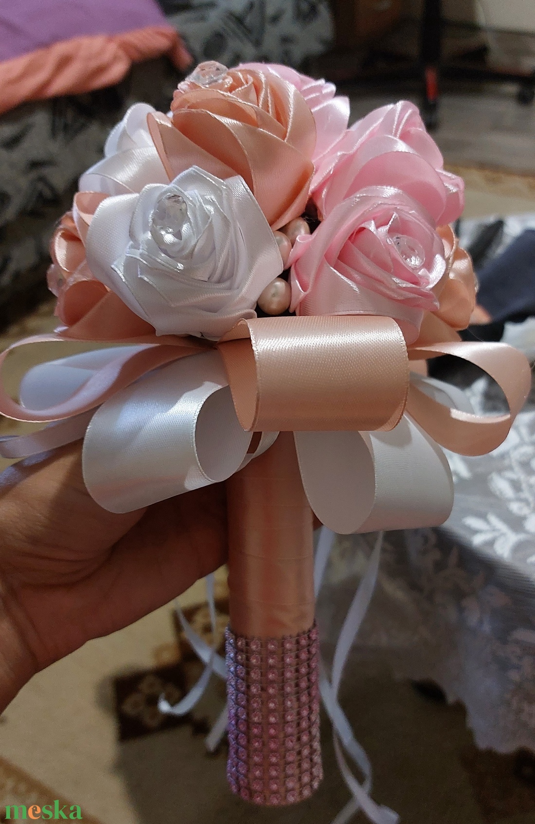 Dobócsokor  - esküvő - menyasszonyi- és dobócsokor - Meska.hu