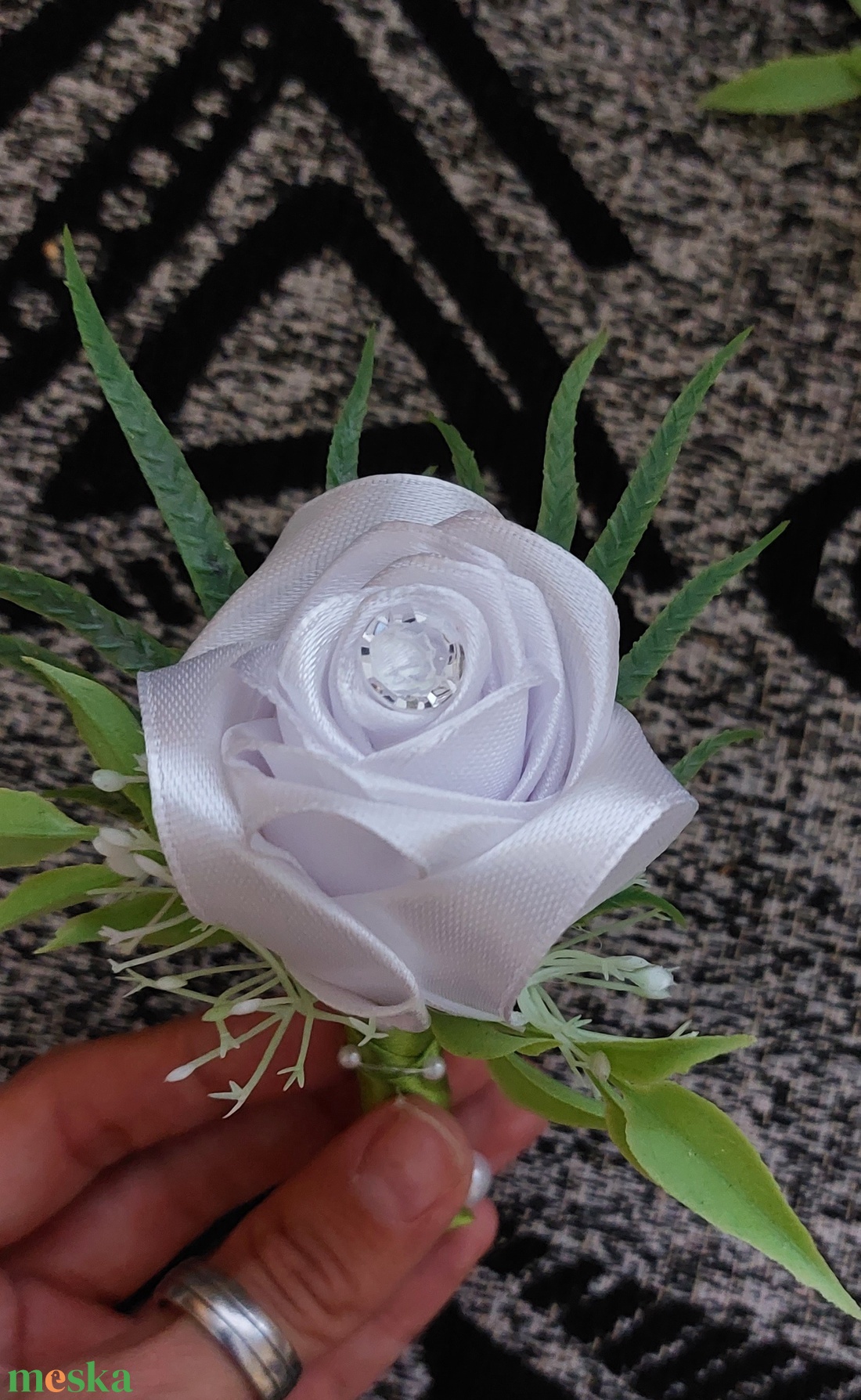 Vőlegény kitűző  - esküvő - kiegészítők - kitűző - Meska.hu