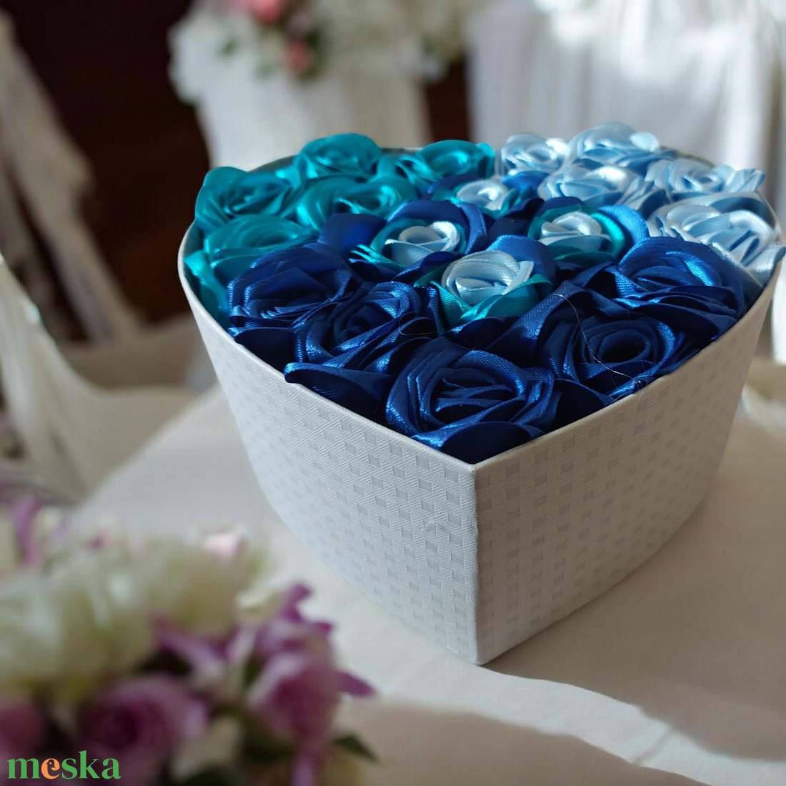 Rózsabox - esküvő - emlék & ajándék - szülőköszöntő ajándék - Meska.hu