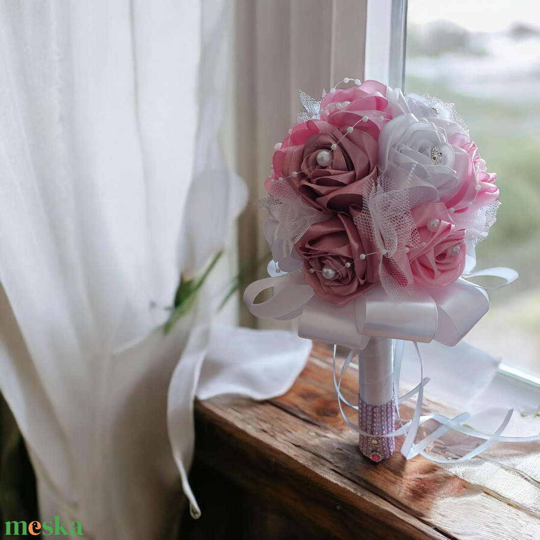 Menyasszonyi örökcsokor  - esküvő - menyasszonyi- és dobócsokor - Meska.hu