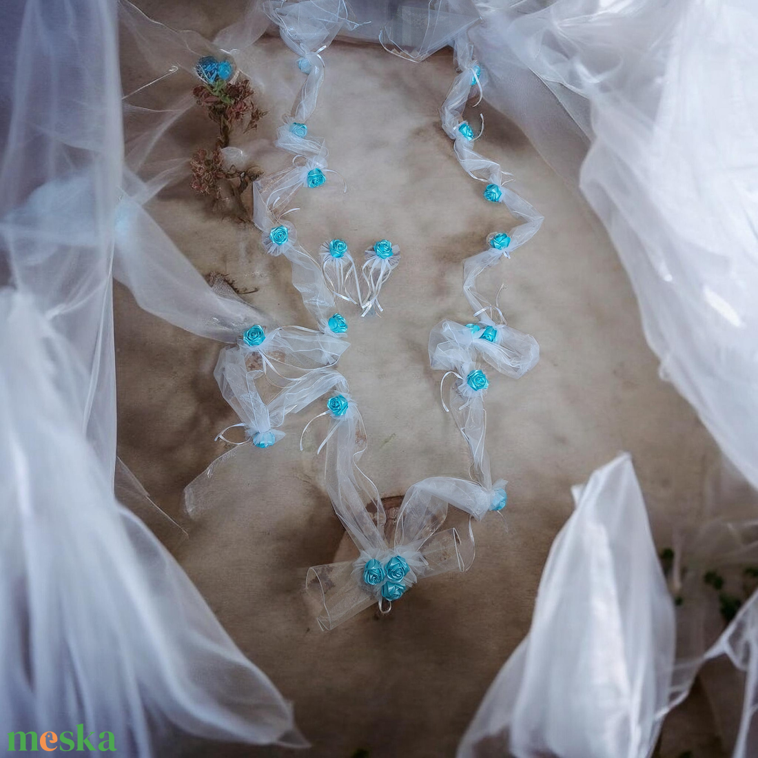 Autódísz  - esküvő - dekoráció - helyszíni dekor - Meska.hu