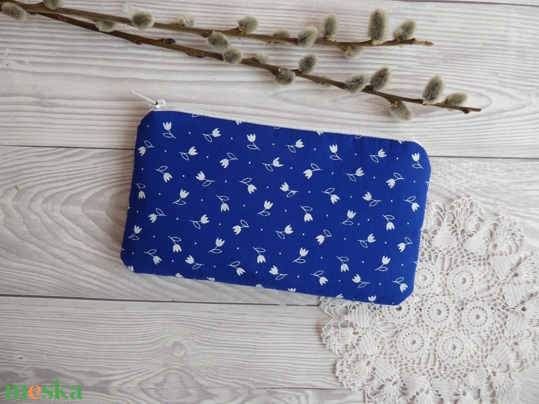 Kékfestő neszeszer, szemüvegtok - táska & tok - neszesszer - Meska.hu