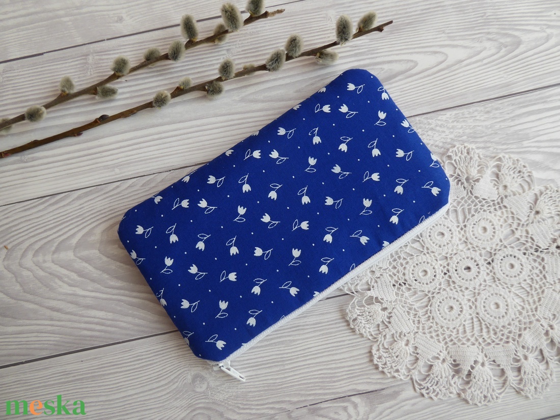 Kékfestő neszeszer, szemüvegtok - táska & tok - neszesszer - Meska.hu