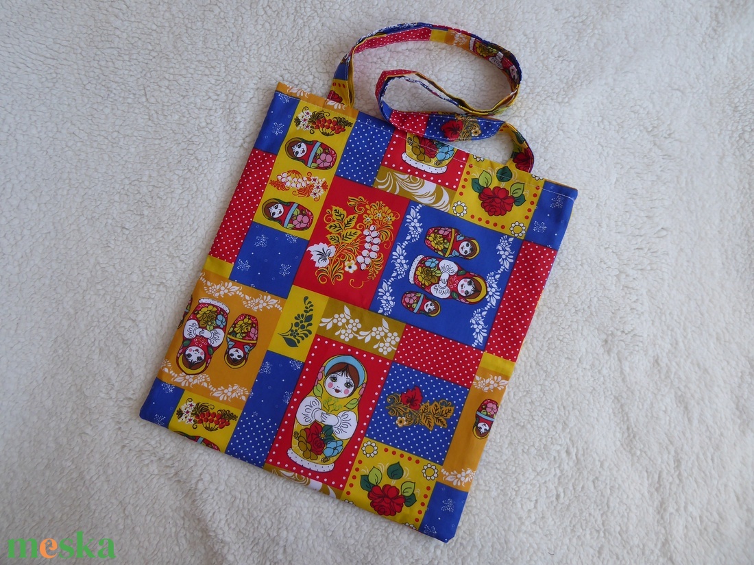 Matrjoska baba népi mintás shopper bevásárló táska - táska & tok - bevásárlás & shopper táska - shopper, textiltáska, szatyor - Meska.hu Matrjoska baba népi mintás shopper bevásárló táska - táska & tok - bevásárlás & shopper táska - shopper, textiltáska, szatyor - Meska.hu
