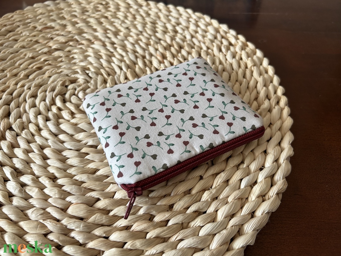 Virágos neszeszer, pénztárca, irattartó - táska & tok - pénztárca & más tok - pénztárca - női pénztárca - Meska.hu