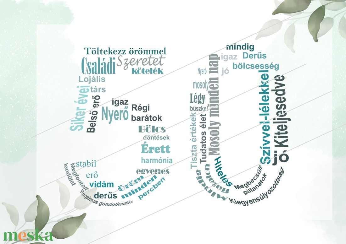 50 éves születésnapra - művészet - grafika & illusztráció - digitális - Meska.hu