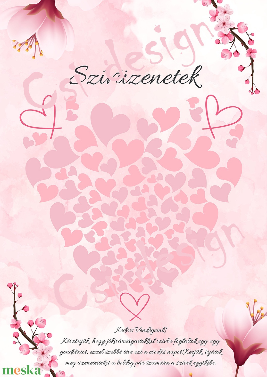 Esküvői vendégfogadó  - művészet - grafika & illusztráció - digitális - Meska.hu