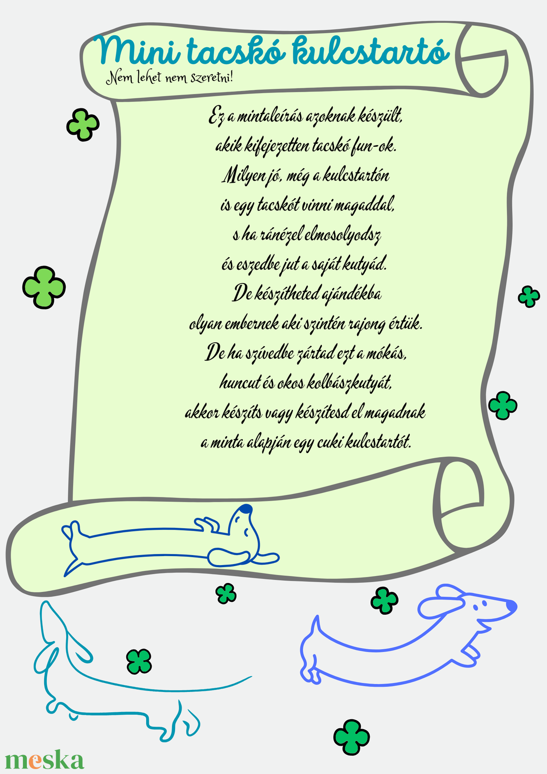 Mini tacskó horgolási minta kulcstartónak és táskafüggeléknek - diy (csináld magad) - szabásminta, útmutató - horgolási minta - Meska.hu Mini tacskó horgolási minta kulcstartónak és táskafüggeléknek - diy (csináld magad) - szabásminta, útmutató - horgolási minta - Meska.hu