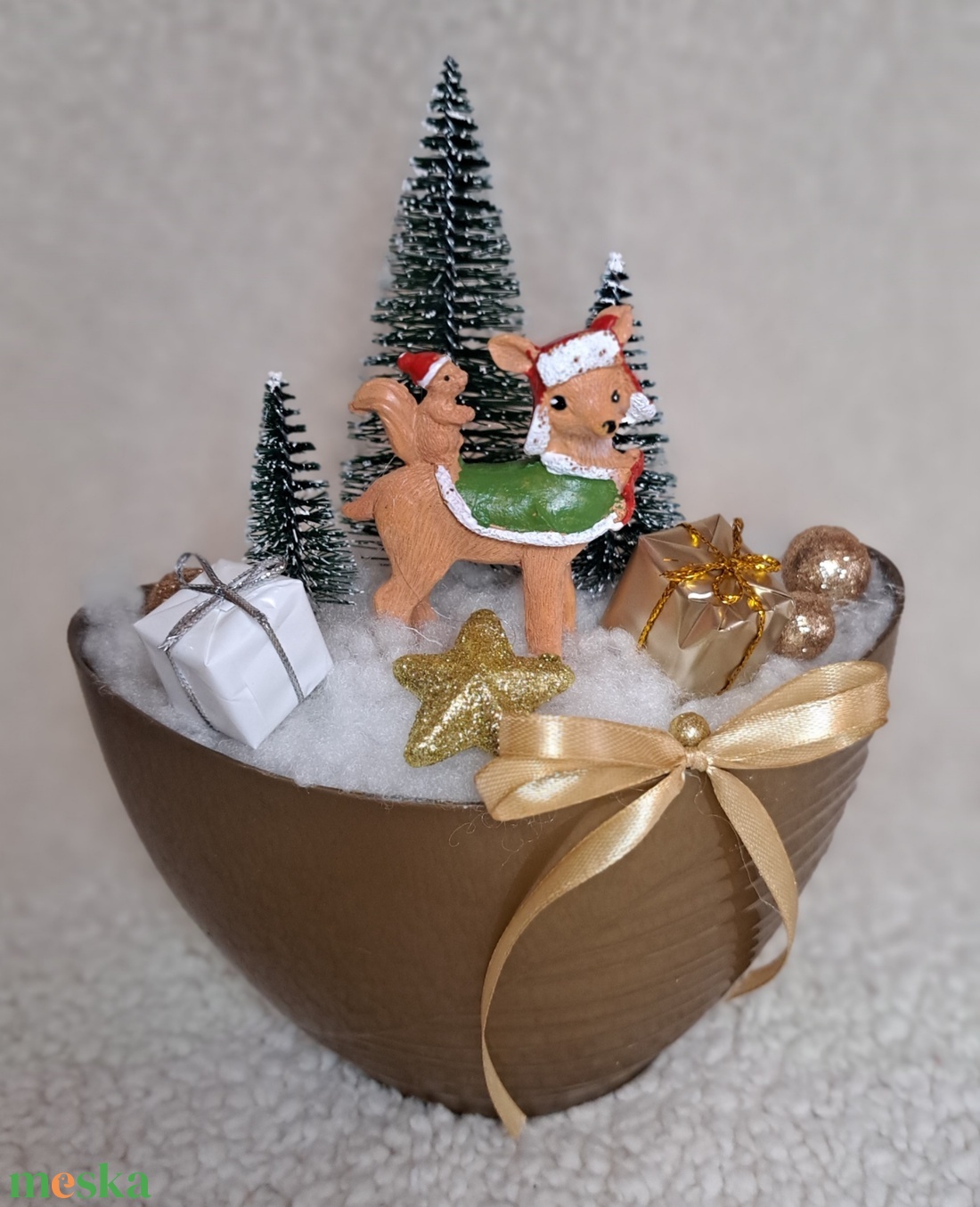 Adventi asztaldísz - karácsony - adventi díszek - adventi asztaldísz - Meska.hu