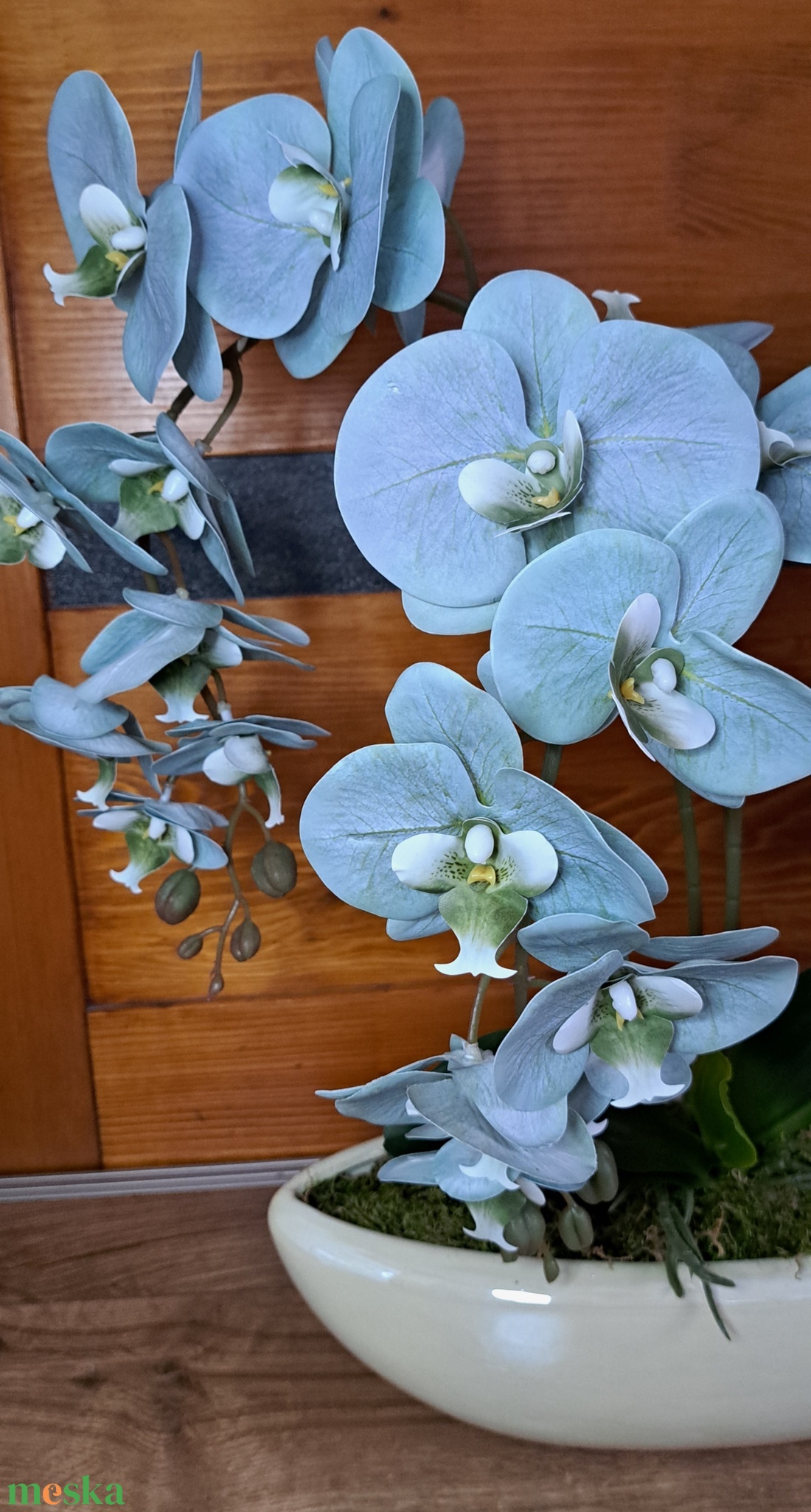 Élethű orchidea asztaldísz magasfényű kaspóban menta - otthon & életmód - dekoráció - asztal és polc dekoráció - asztaldísz - Meska.hu Élethű orchidea asztaldísz magasfényű kaspóban menta - otthon & életmód - dekoráció - asztal és polc dekoráció - asztaldísz - Meska.hu