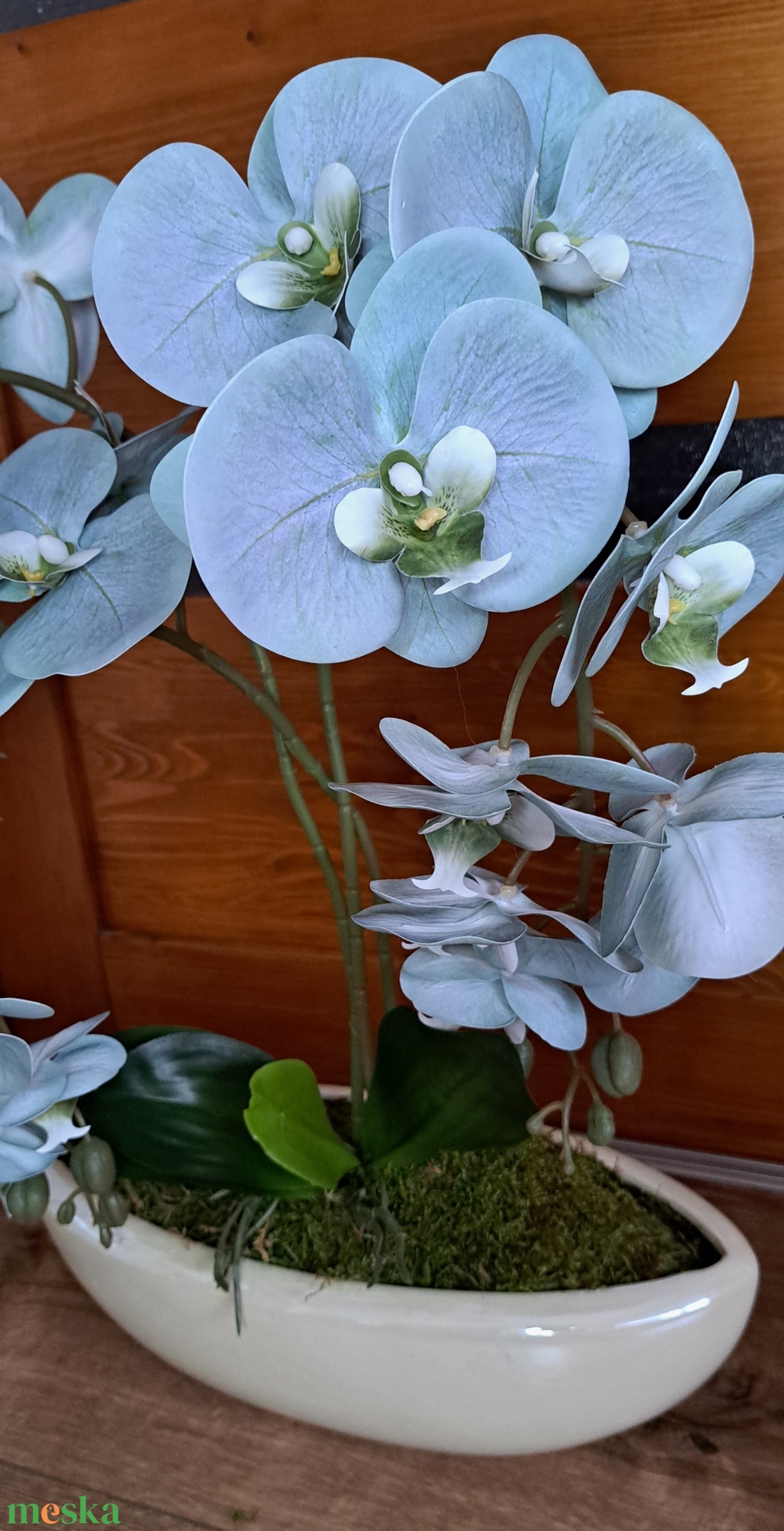 Élethű orchidea asztaldísz magasfényű kaspóban menta - otthon & életmód - dekoráció - asztal és polc dekoráció - asztaldísz - Meska.hu Élethű orchidea asztaldísz magasfényű kaspóban menta - otthon & életmód - dekoráció - asztal és polc dekoráció - asztaldísz - Meska.hu