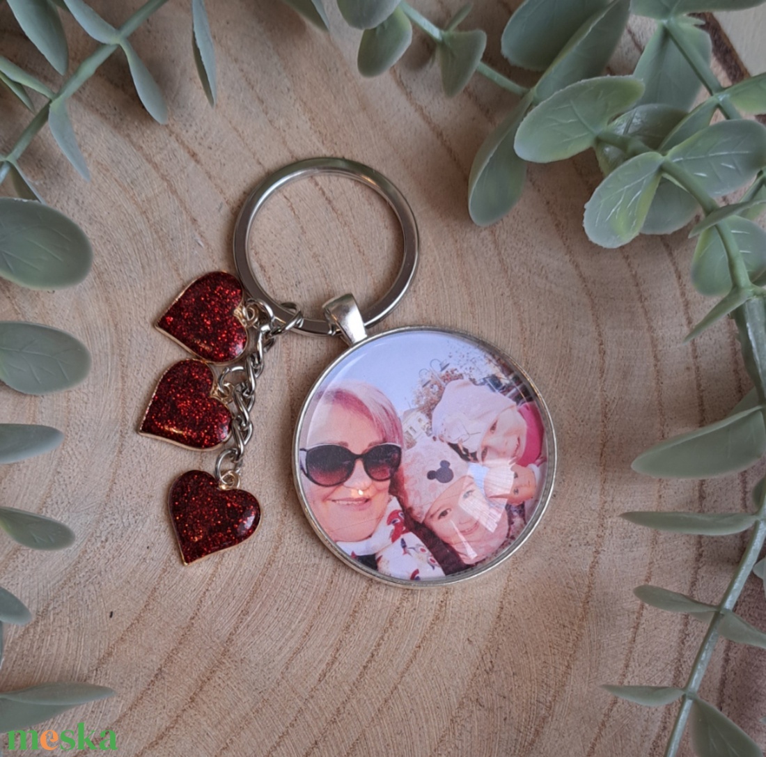 Anyák napi egyedi fényképes kulcstartó - táska & tok - kulcstartó & táskadísz - kulcstartó - Meska.hu