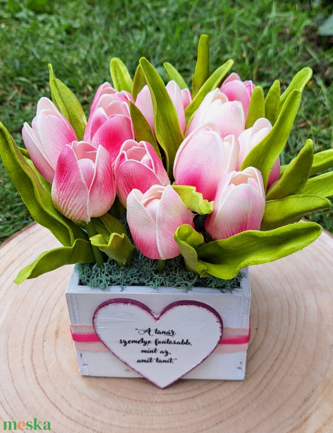 Tulipános asztaldísz óvoda bölcsöde ballagás ajándék - otthon & életmód - dekoráció - asztal és polc dekoráció - asztaldísz - Meska.hu Tulipános asztaldísz óvoda bölcsöde ballagás ajándék - otthon & életmód - dekoráció - asztal és polc dekoráció - asztaldísz - Meska.hu