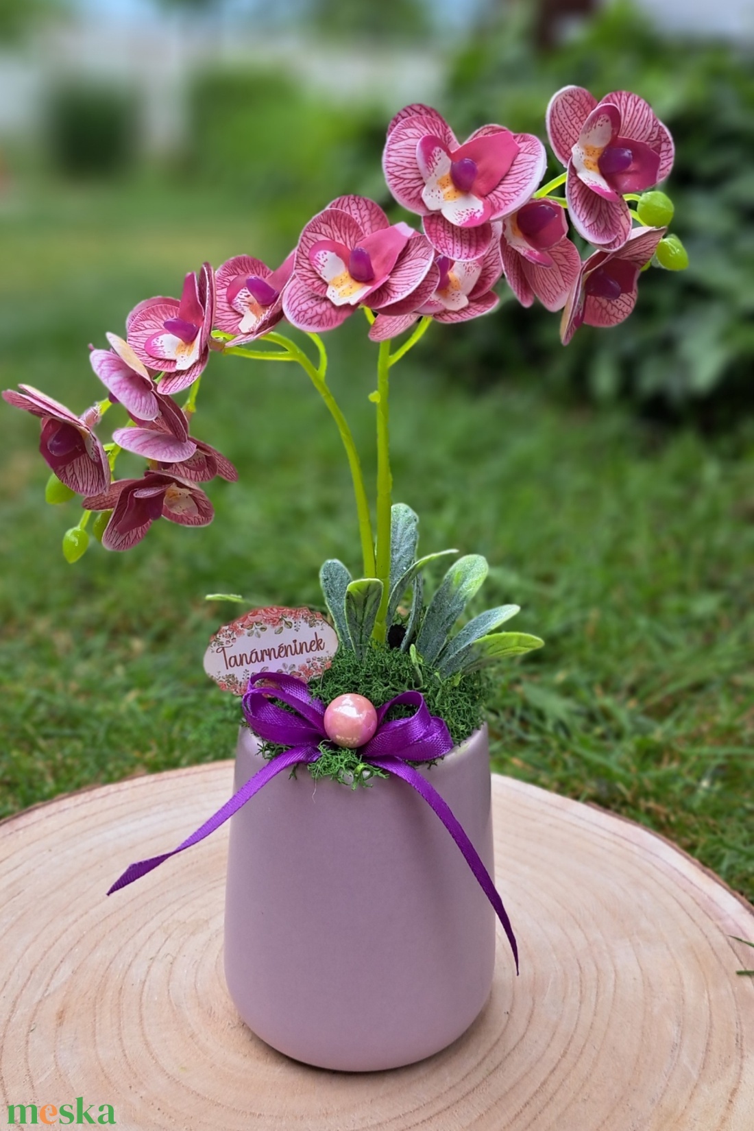 Orchidea asztaldísz ajándék alkalomra - otthon & életmód - dekoráció - asztal és polc dekoráció - asztaldísz - Meska.hu Orchidea asztaldísz ajándék alkalomra - otthon & életmód - dekoráció - asztal és polc dekoráció - asztaldísz - Meska.hu