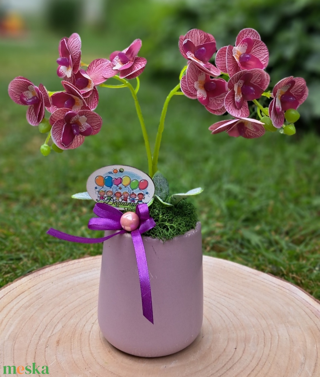 Orchidea asztaldísz ajándék alkalomra - otthon & életmód - dekoráció - asztal és polc dekoráció - asztaldísz - Meska.hu Orchidea asztaldísz ajándék alkalomra - otthon & életmód - dekoráció - asztal és polc dekoráció - asztaldísz - Meska.hu