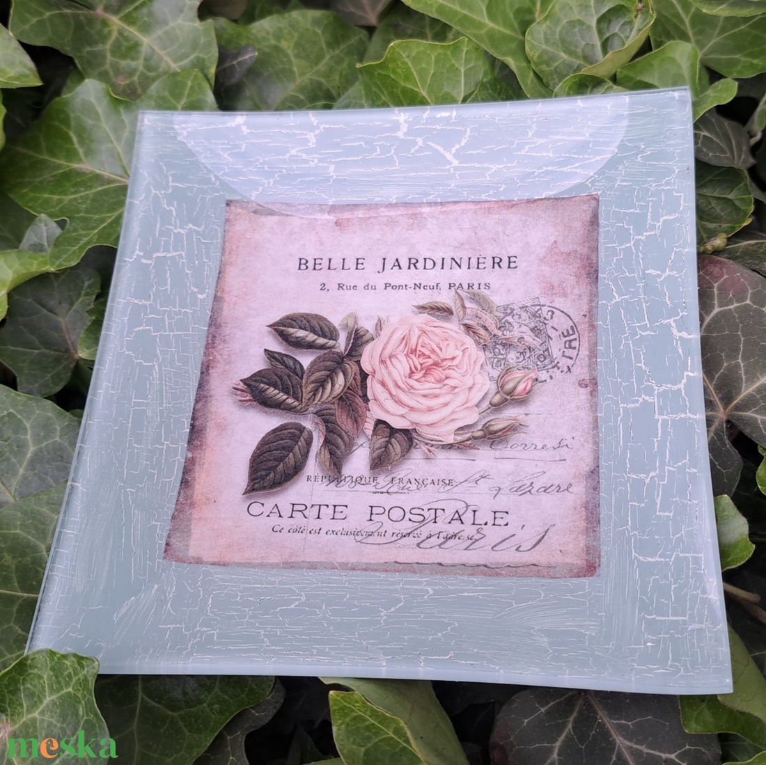 Őszi üvegtál vintage stílusban - otthon & életmód - dekoráció - asztal és polc dekoráció - dekorációs tál, tartó - Meska.hu Őszi üvegtál vintage stílusban - otthon & életmód - dekoráció - asztal és polc dekoráció - dekorációs tál, tartó - Meska.hu