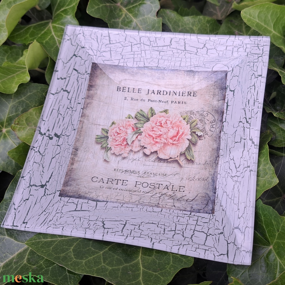 Őszi üvegtál vintage stílusban - otthon & életmód - dekoráció - asztal és polc dekoráció - dekorációs tál, tartó - Meska.hu Őszi üvegtál vintage stílusban - otthon & életmód - dekoráció - asztal és polc dekoráció - dekorációs tál, tartó - Meska.hu