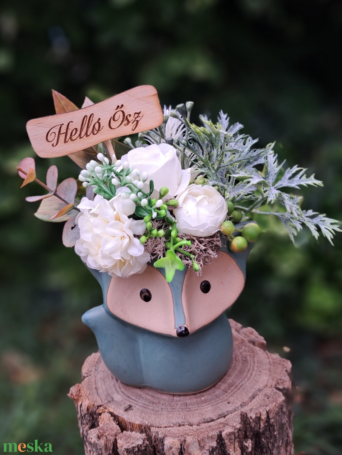 Róka formájú kerámia kaspóban őszi dekoráció illatgyertyával - otthon & életmód - dekoráció - asztal és polc dekoráció - asztaldísz - Meska.hu Róka formájú kerámia kaspóban őszi dekoráció illatgyertyával - otthon & életmód - dekoráció - asztal és polc dekoráció - asztaldísz - Meska.hu