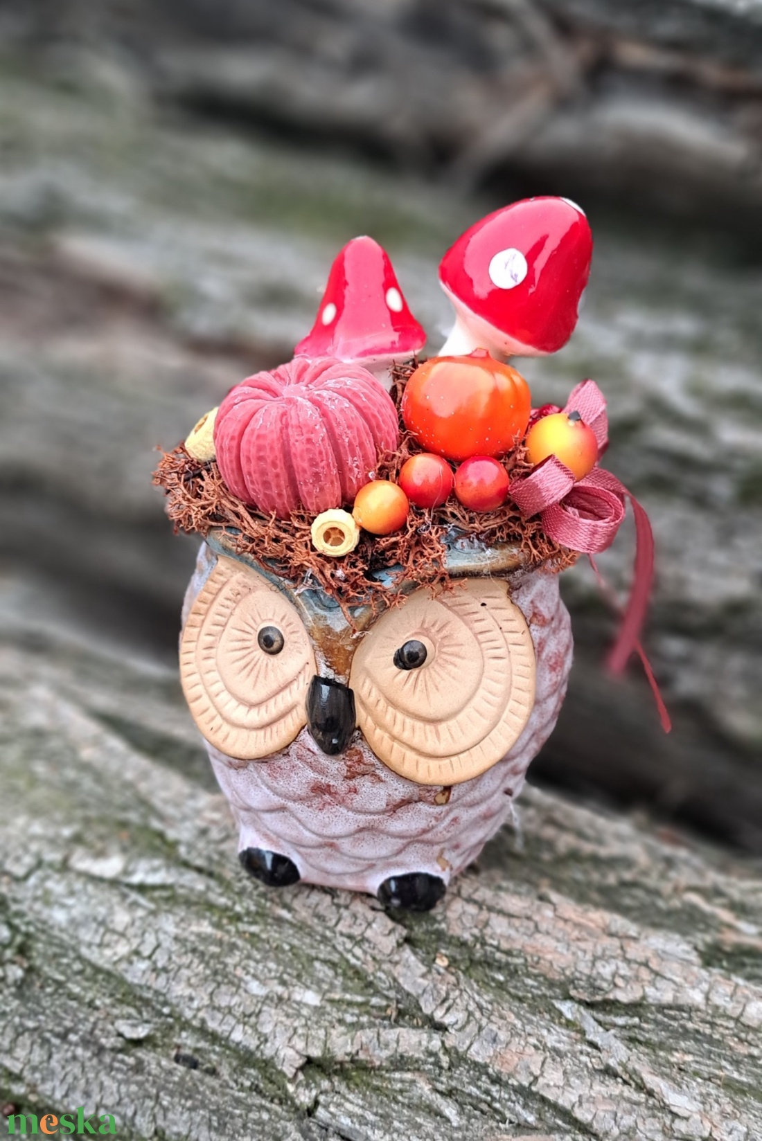 Bagoly formájú kerámia kaspóban őszi dekoráció illatgyertyával - otthon & életmód - dekoráció - asztal és polc dekoráció - asztaldísz - Meska.hu Bagoly formájú kerámia kaspóban őszi dekoráció illatgyertyával - otthon & életmód - dekoráció - asztal és polc dekoráció - asztaldísz - Meska.hu