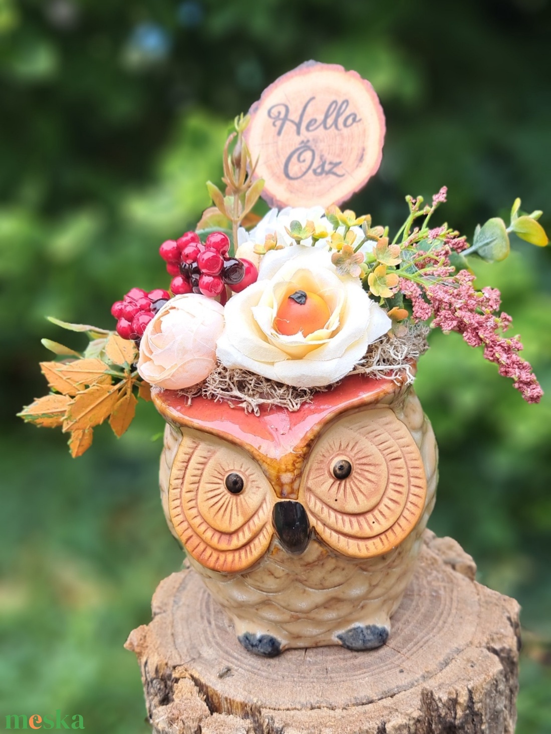 Bagoly formájú kerámia kaspóban őszi dekoráció illatgyertyával - otthon & életmód - dekoráció - asztal és polc dekoráció - asztaldísz - Meska.hu Bagoly formájú kerámia kaspóban őszi dekoráció illatgyertyával - otthon & életmód - dekoráció - asztal és polc dekoráció - asztaldísz - Meska.hu