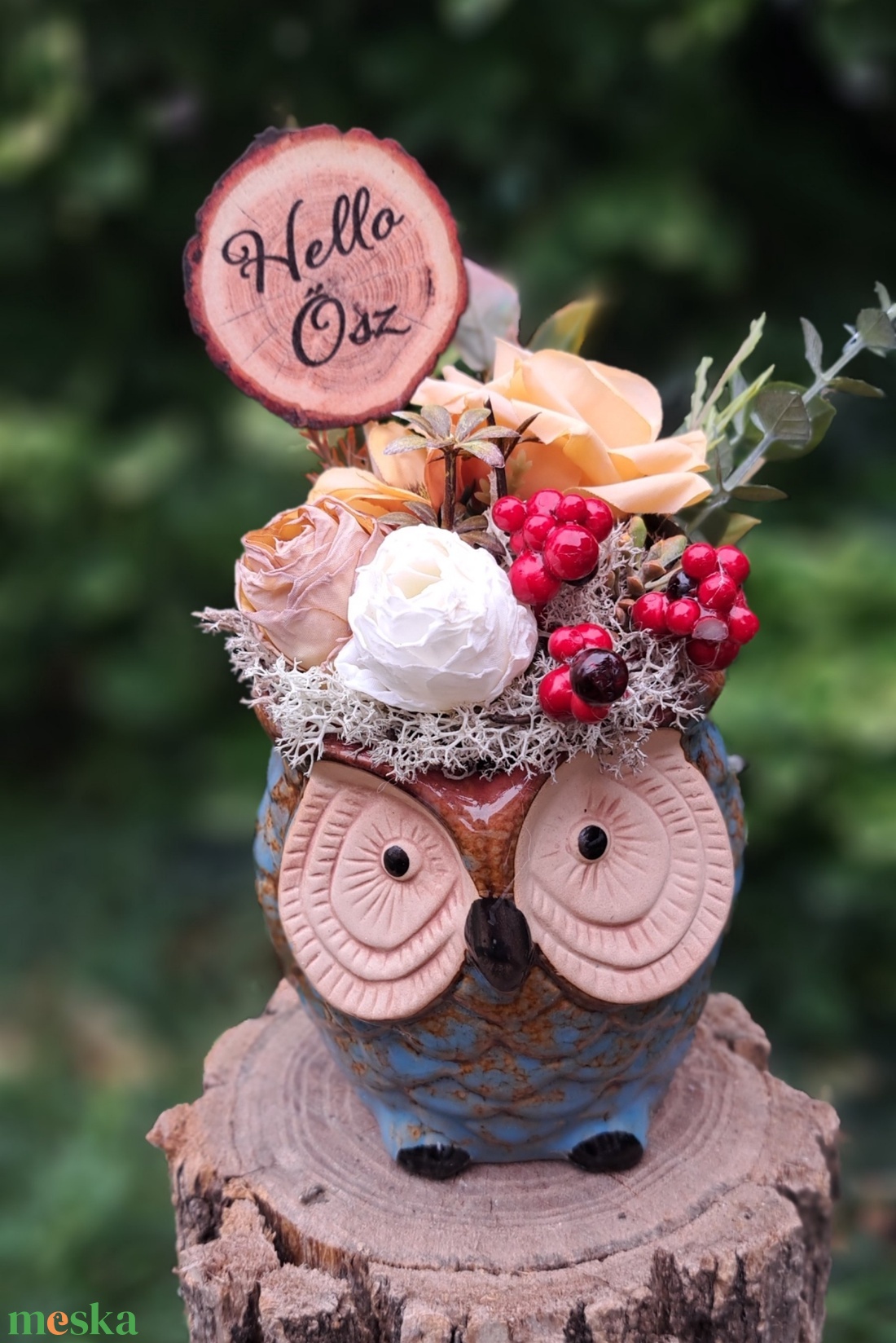 Bagoly formájú kerámia kaspóban őszi dekoráció illatgyertyával - otthon & életmód - dekoráció - asztal és polc dekoráció - asztaldísz - Meska.hu Bagoly formájú kerámia kaspóban őszi dekoráció illatgyertyával - otthon & életmód - dekoráció - asztal és polc dekoráció - asztaldísz - Meska.hu