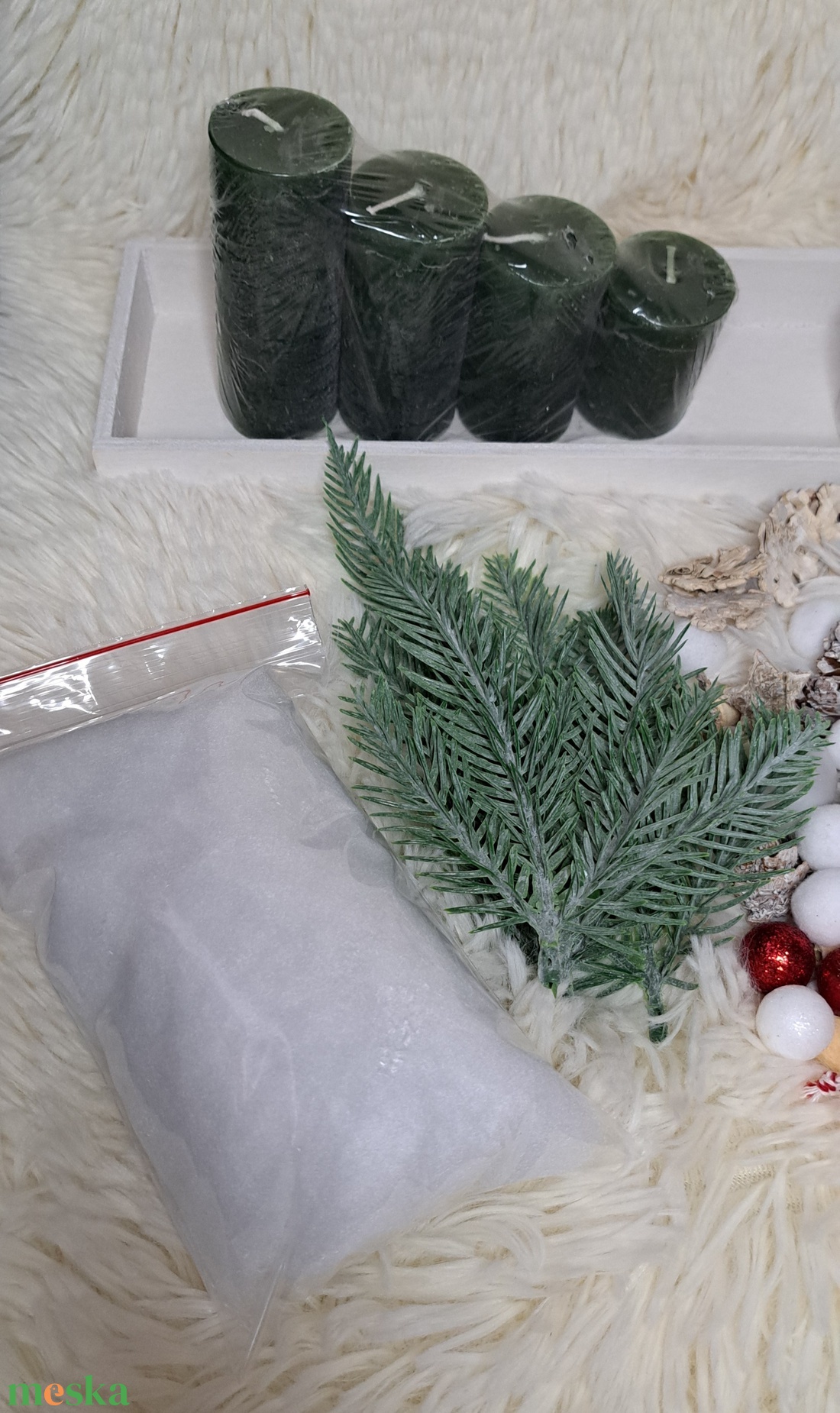 DIY box karácsonyi adventi tál - diy (csináld magad) - egységcsomag - Meska.hu