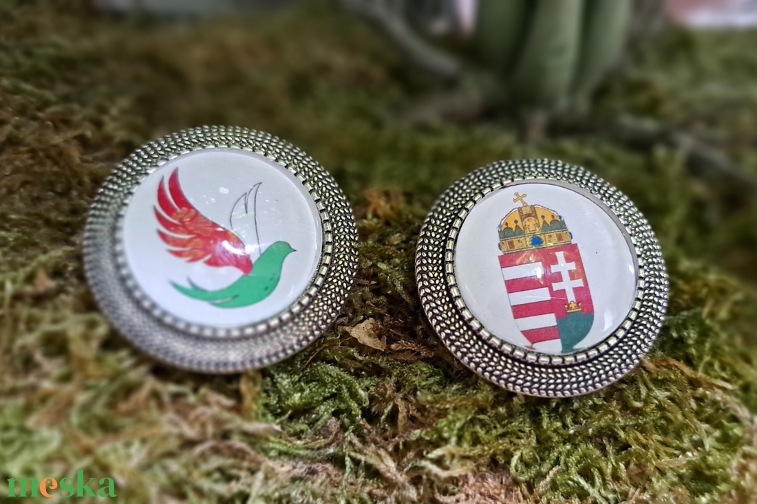 Kitűző kokárda nemzeti ünnep március 15.  - ékszer - kitűző és bross - Meska.hu