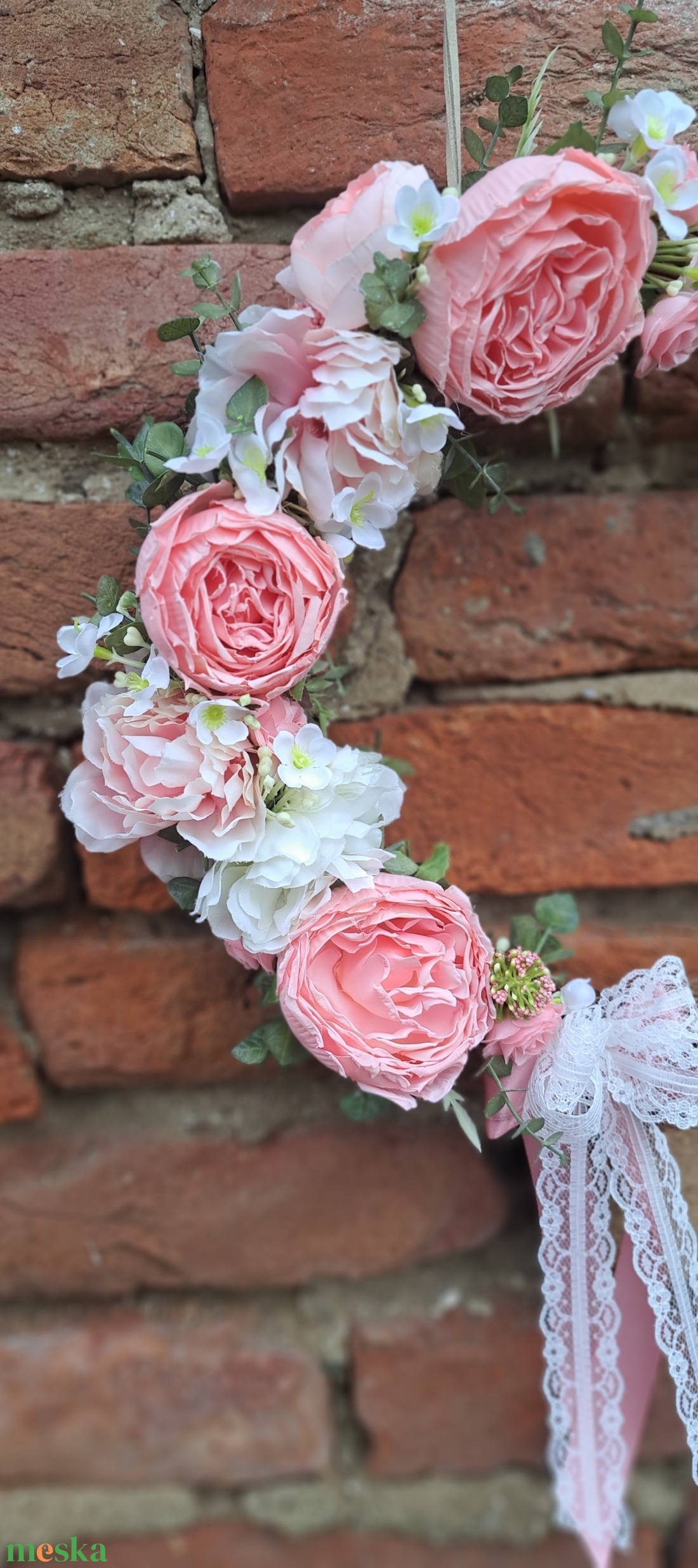 Kopogtató  romantikus hangulatban - otthon & életmód - dekoráció - ajtó- és ablak dekoráció - ajtódísz & kopogtató - Meska.hu