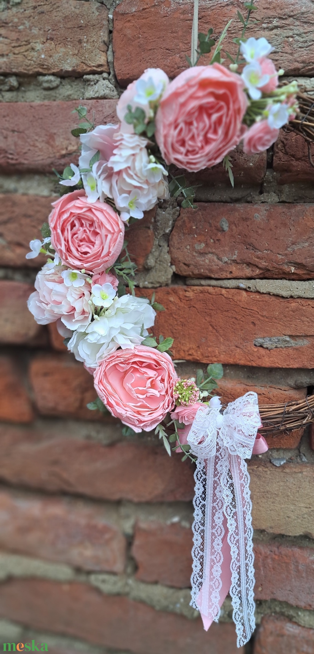 Kopogtató  romantikus hangulatban - otthon & életmód - dekoráció - ajtó- és ablak dekoráció - ajtódísz & kopogtató - Meska.hu