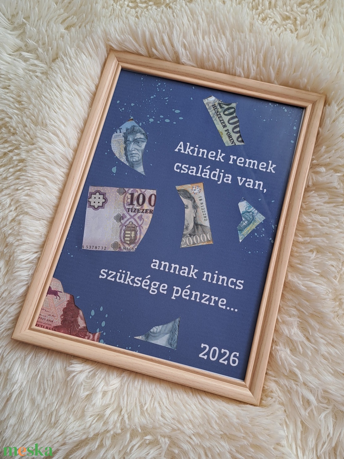 Ballagási pénzátadó képkeret - otthon & életmód - dekoráció - kép & falikép - képkeret - Meska.hu
