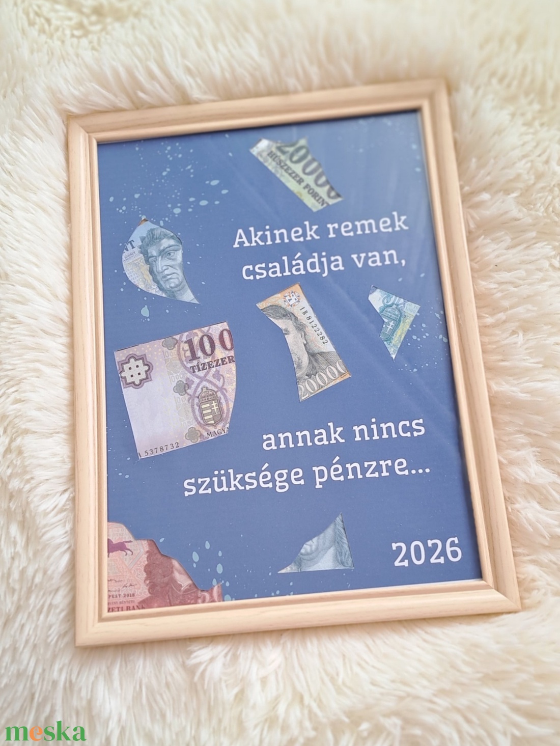 Ballagási pénzátadó képkeret - otthon & életmód - dekoráció - kép & falikép - képkeret - Meska.hu