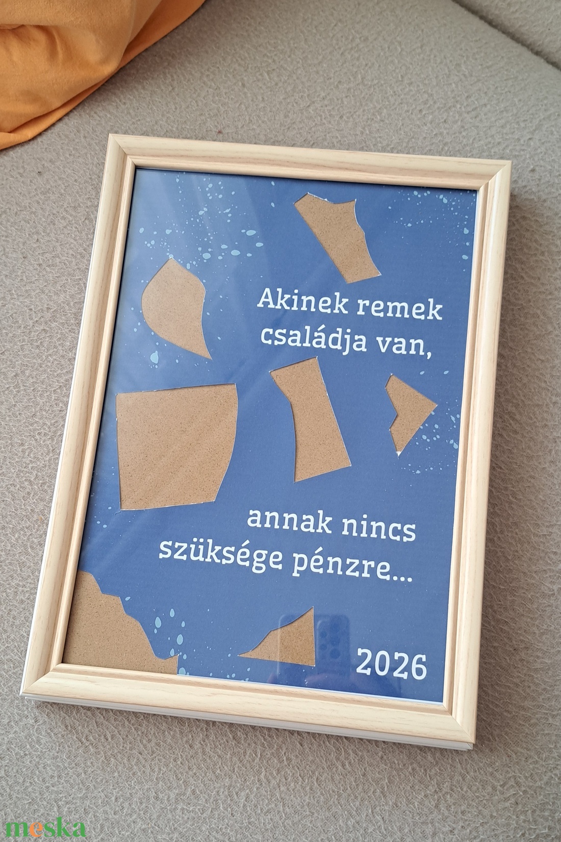 Ballagási pénzátadó képkeret - otthon & életmód - dekoráció - kép & falikép - képkeret - Meska.hu