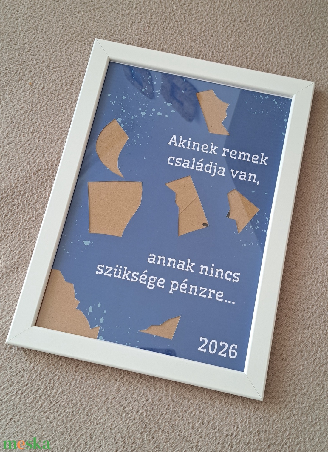 Ballagási pénzátadó képkeret - otthon & életmód - dekoráció - kép & falikép - képkeret - Meska.hu