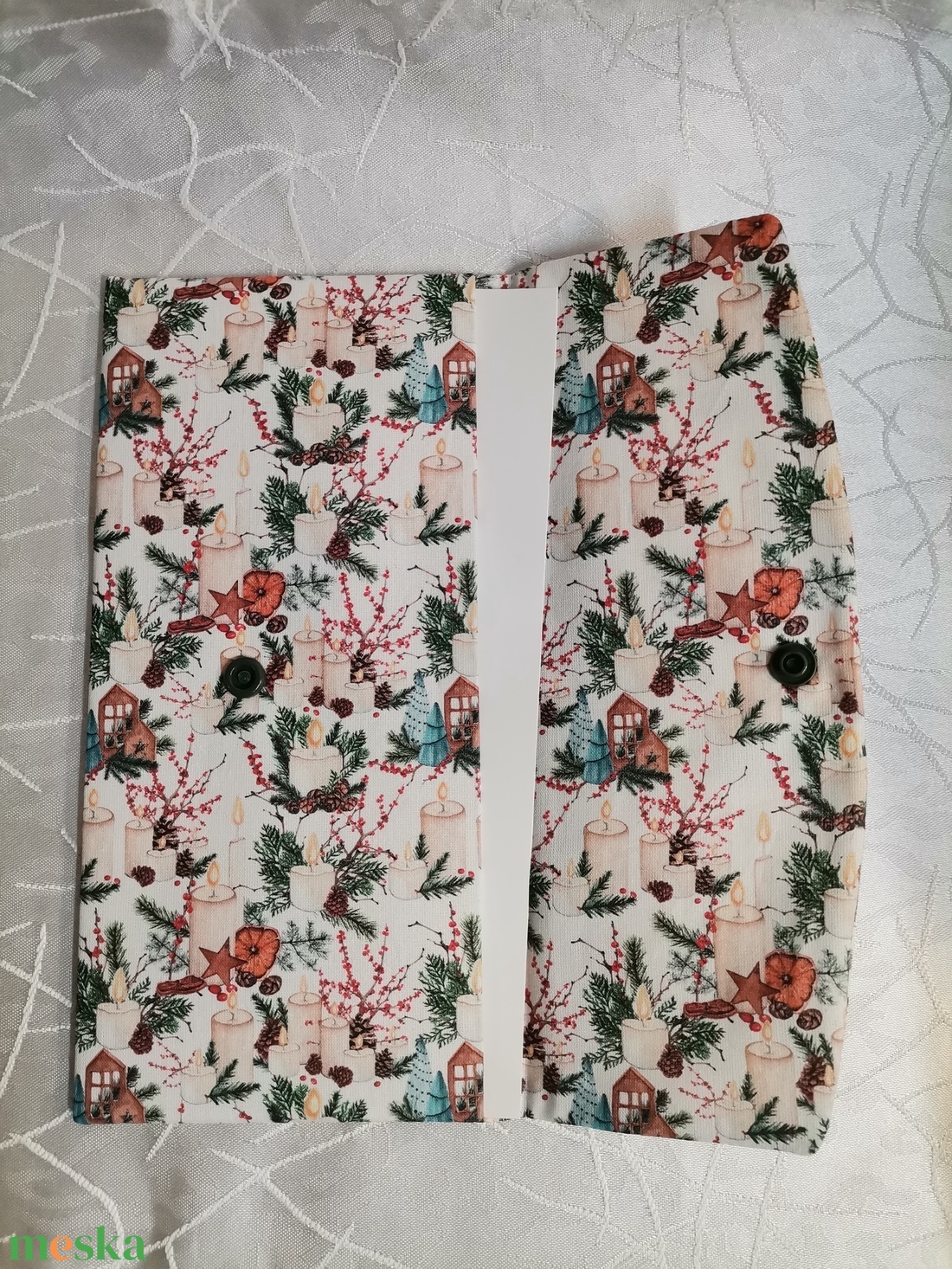 Karácsonyi mintás textil boríték (fehér) - esküvő - emlék & ajándék - nászajándék - esküvői pénzátadó boríték, kártya - Meska.hu Karácsonyi mintás textil boríték (fehér) - esküvő - emlék & ajándék - nászajándék - esküvői pénzátadó boríték, kártya - Meska.hu
